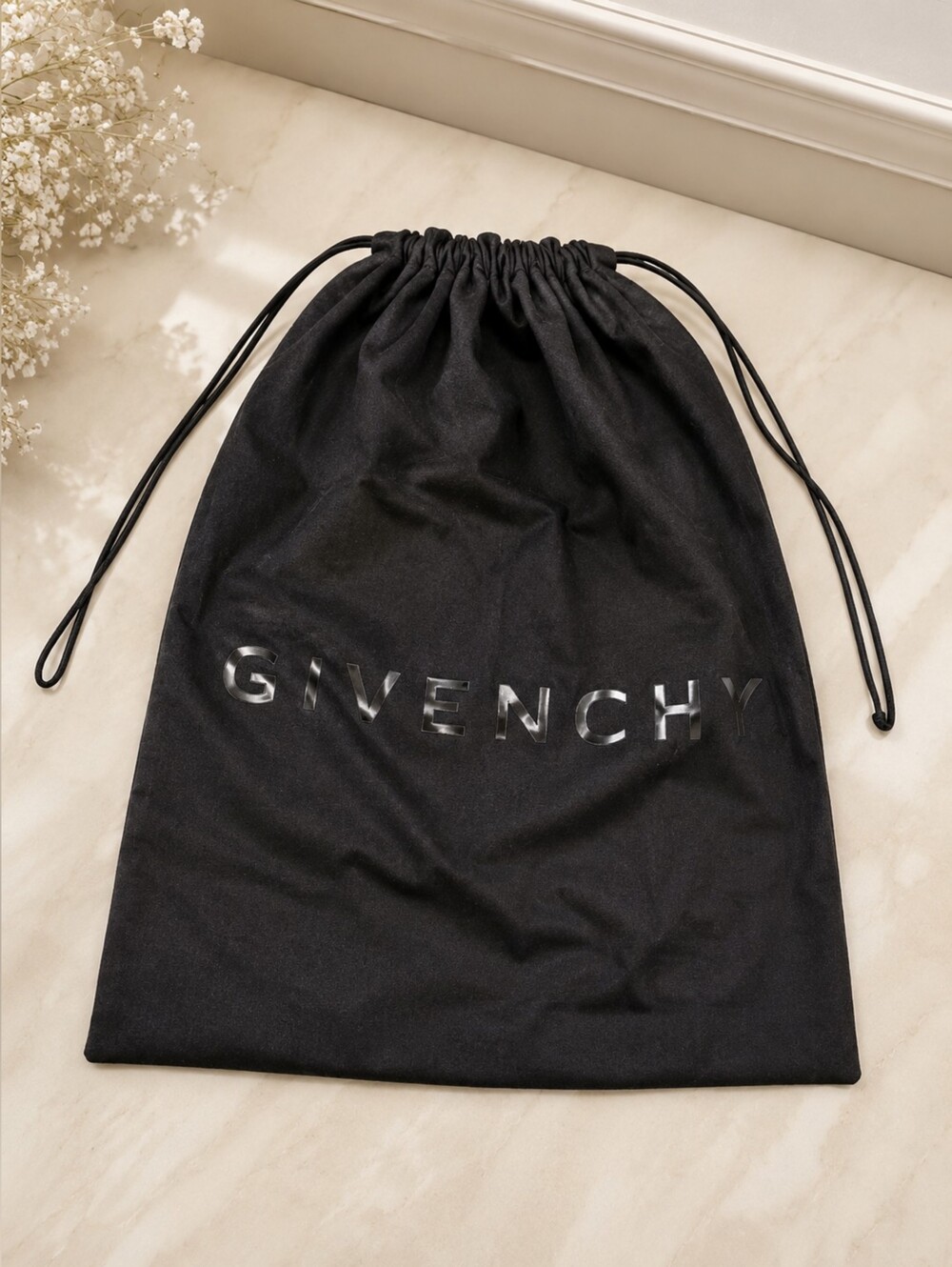 Givenchy Large Black Dust Bag 15x13.5 Antigona Voyou Handbag Replacement Pouch